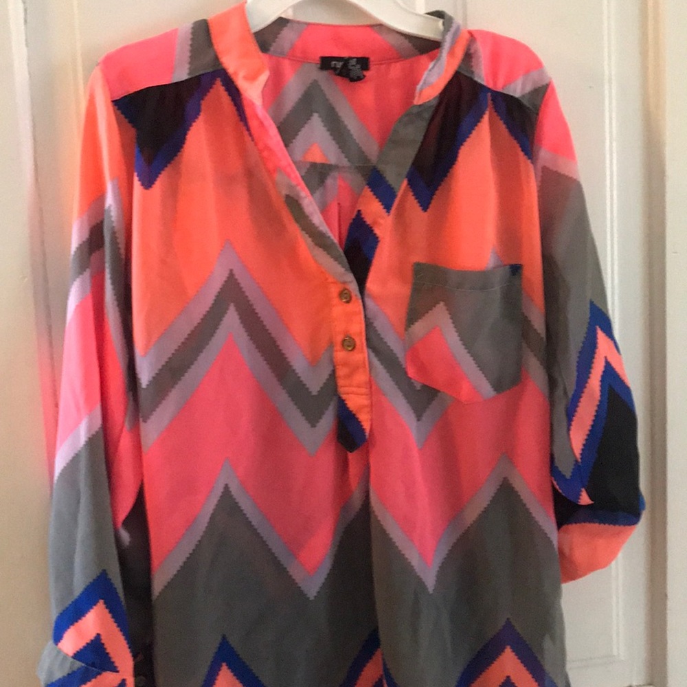 A see-through it dressy shirt from rue 21